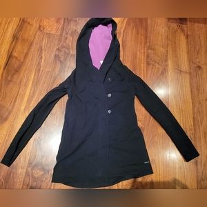 Lululemon Awareness Wrap Cardigan Jacket size 4 Black